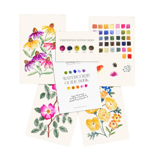 Watercolor Painting Kit: Wildflowers No.1