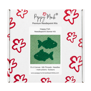 Happy Fish Needlepoint Kit