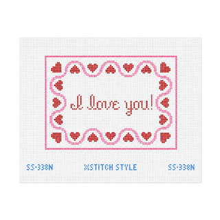 I Love You Needlepoint Canvas