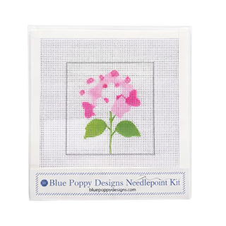 Pink Hydrangea Needlepoint Kit