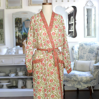 Pomegranate Red Kimono Robe