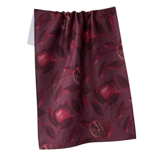 Rich Garnet Tea Towel