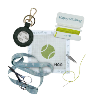 Courtside Companion Key Fob Needlepoint Kit