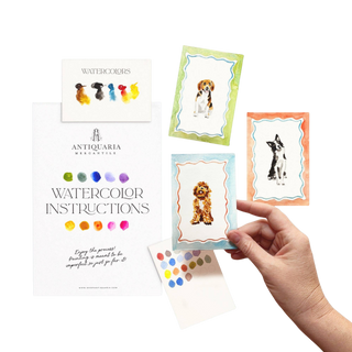 Mini Watercolor Painting Kit: Dogs