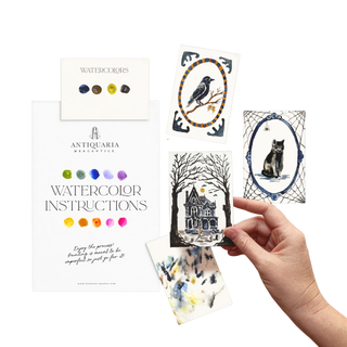 Mini Watercolor Kit: Haunted House