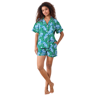 Short PJ Set in Tiger Queen