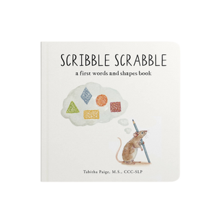 Scribble Scrabble: A Board Book of First Words