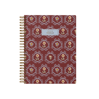 Vintage Floral Hardcover Notebook