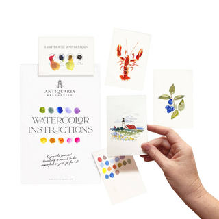 Mini Watercolor Painting Kit: Lighthouse