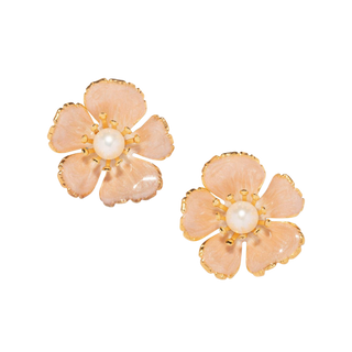 Small Floral Cashmere Earrings