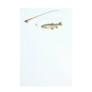 Fly Fishing Pole Notepad