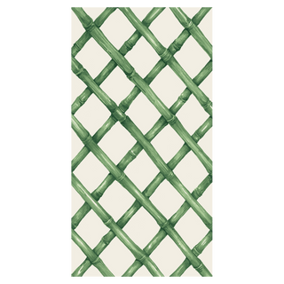 Green Lattice Guest Napkins