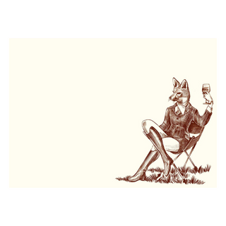 Fox Hunt A6 Notecards