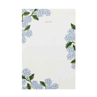 Hydrangea Memo Notepad