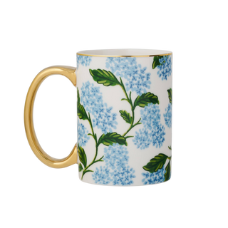 Hydrangea Porcelain Mug