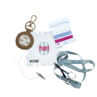 The Mahj Key Fob Needlepoint Kit