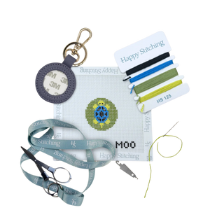 Tiny Traveler Key Fob Needlepoint Kit