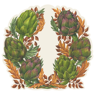 Die-cut Artichoke Wreath Placemats