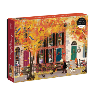 Autumn in the Neighborhood 1000 Piece Puzzle