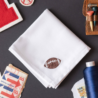 Men's Handkerchief Embroidered Football