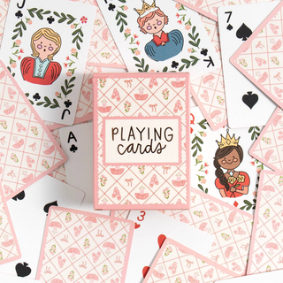 Ballet Florals & Bows Playing Cards
