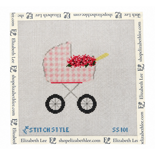 Baby Carriage Needlepoint Canvas