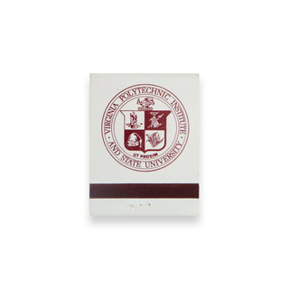 Virginia Tech Matchbook Art Print