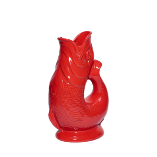 Red Gluggle Jug