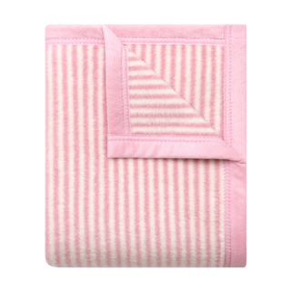 Sweet Pea Stripe Blush Mini Blanket