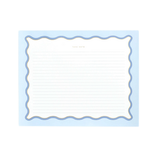 Scallop Lined Notepad