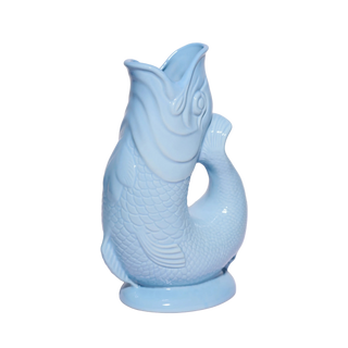Pale Blue Gluggle Jug