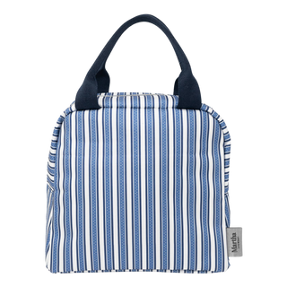 Ultramarine Stripe Lunch Tote