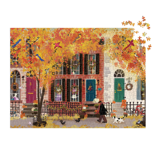 Autumn in the Neighborhood 1000 Piece Puzzle