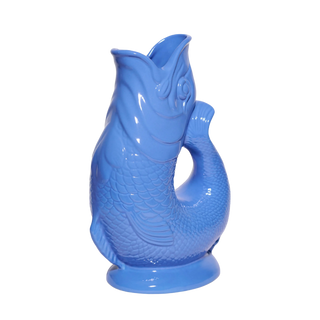 Sea Blue Gluggle Jug
