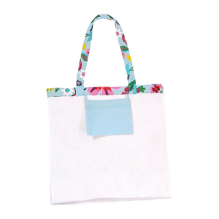 Safari Floral Canvas Book Tote
