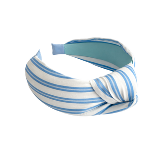Refined Fabric Striped Knot Headband