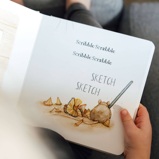 Scribble Scrabble: A Board Book of First Words