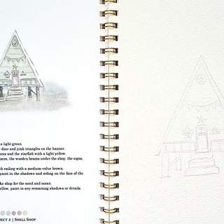 By The Sea Watercolor Workbook