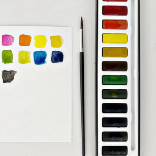 Watercolor Paint Set of 12 Colors