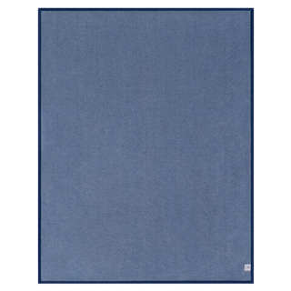 Harborview Herringbone Navy Blanket