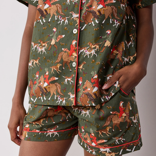 Fox Hunting Short PJ Set