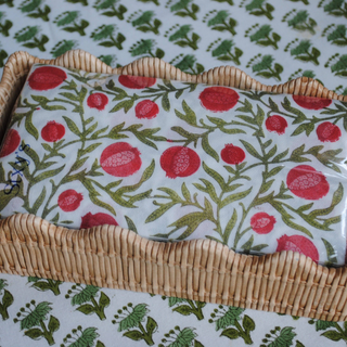 Pomegranate Block Print Napkins