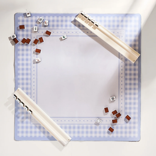 Gingham Mahjong Mat