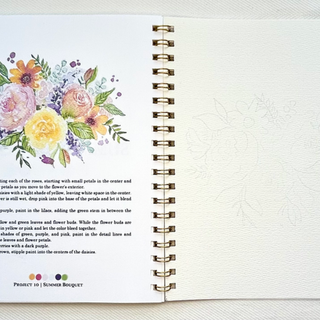 Flowers Watercolor Workbook