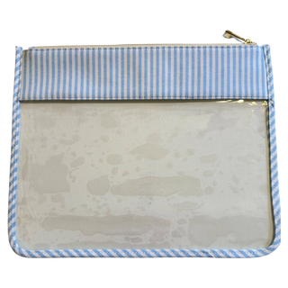 NDLPT Blue & White Striped Project Bag