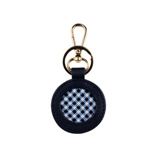 Plaid Circle Key Fob Needlepoint Kit