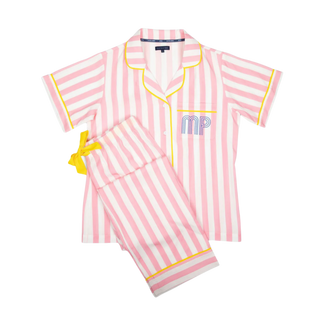 Retro Stripe Pajama Pants Set