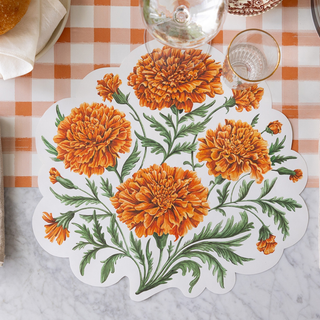 Die-cut Marigold Bouquet Placemats