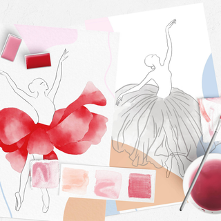 Flower Girls Watercolor Painting Kit