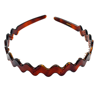 French Wave Thin Tortoise Shell Headband